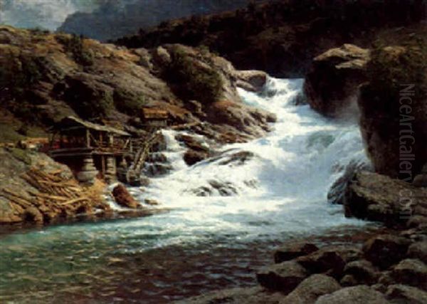 Worwegescher Waterfall - view 1
