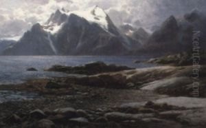 Fjordlandschaft by Karl Paul Themistocles von Eckenbrecher