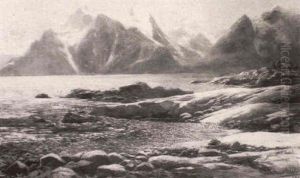 Nordische Landschaft by Karl Paul Themistocles von Eckenbrecher
