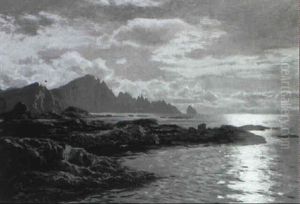 Andenes Auf Andoy (norwegen) by Karl Paul Themistocles von Eckenbrecher
