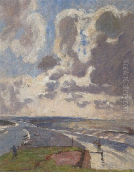 Priel In Den Watten Bei Bongsiel - view 1