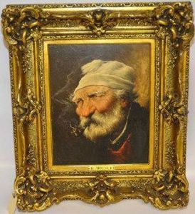 Portrait Old Man by Roman Arregui