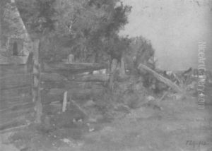 Bayerisches Gehoft by Friedrich Eckenfelder