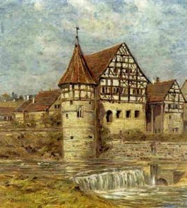Blick Auf Das Zollernschlos In Balingen Blick Auf Das Zollernschlos In Balingen