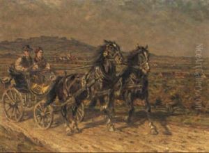 Im Zweispanner by Friedrich Eckenfelder