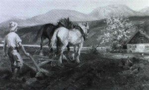 Im Marzen Der Bauer... by Friedrich Eckenfelder