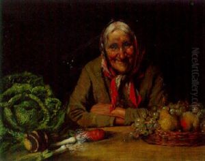 At The Kitchen Table by Carl Eckerler