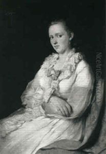 Portrait Of A Young Lady by Carl Eckerler