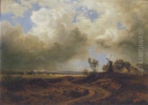 Holsteinische Landschaft by Karl Eckermann