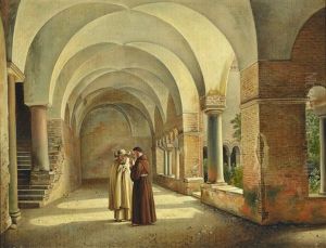 Monastery Of San Lorenzo Fuori Le Mura by Christoffer Wilhelm Eckersberg