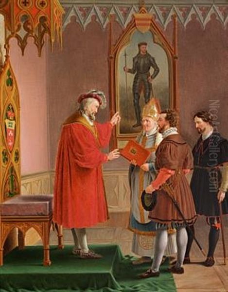 Hertug Adolf, Som Afslaar Tilbudet Om Den Danske Krone Og Anbefaler Sin Sosterson, Grev Christian Af Oldenborg, Til Samme - view 1
