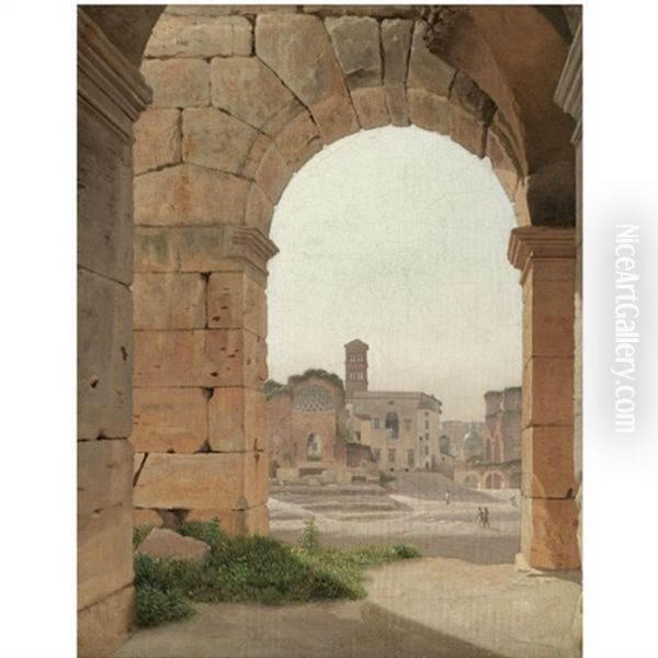 Forum Romanum Set Fra Colosseum - view 1