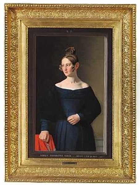 Portraet Af Jomfru Karen Margrethe Borch, Senere Fru Schiotz - view 1