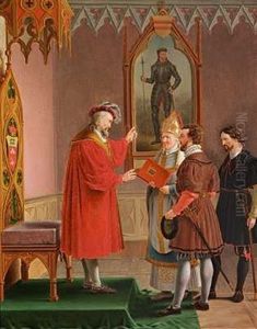 Hertug Adolf, Som Afslaar Tilbudet Af Den Danske Krone Og Anbefaler Sin Sosterson, Grev Christian Af Oldenborg, Til Samme Hertug Adolf, Som Afslaar Tilbudet Af Den Danske Krone Og Anbefaler Sin Sosterson, Grev Christian Af Oldenborg, Til Samme
