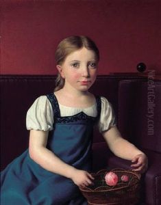 Portrait Of Bertha Henriette Frederikke Von Lovenskiold Portrait Of Bertha Henriette Frederikke Von Lovenskiold