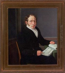 Portraet Af Arkitekt G. F. Hetsch