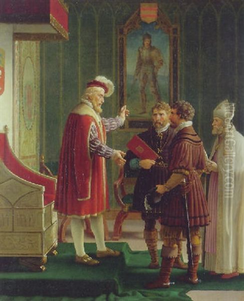 Hertud Adolf, Som Afslar Tilbudet Af Den Danske Krone Og Anbefaler Sin Sosterson, Grev Christian Af Oldenborg, Til Samme - view 1