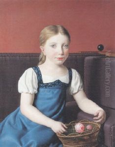Portraet Af Bertha Henriette Frederikke Vion Lovenskiold Portraet Af Bertha Henriette Frederikke Vion Lovenskiold
