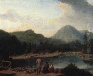 Parti Af Okkerdalen Pa Harzen 1810 Parti Af Okkerdalen Pa Harzen 1810