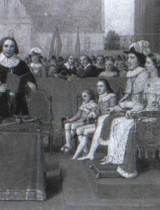 The Introduction Of Absolute Monarchy by Christoffer Wilhelm Eckersberg