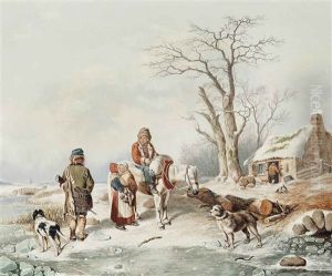 Trappers And Their Dogs