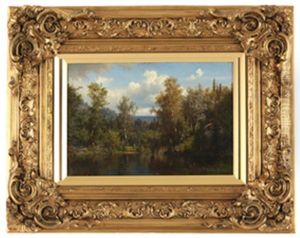 Landskap Med Vann by Johan Fredrik Eckersberg