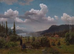 Landskap Fra Nordmarka by Johan Fredrik Eckersberg