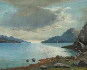 Fjordlandskap by Johan Fredrik Eckersberg