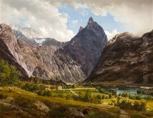Romsdalshorn by Johan Fredrik Eckersberg