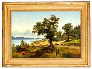 Landskap Fra Kristianiafjorden by Johan Fredrik Eckersberg