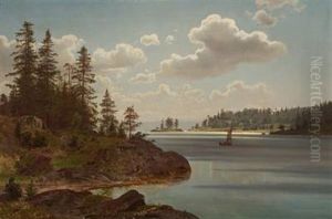 En Aften Pa Fjorden by Johan Fredrik Eckersberg