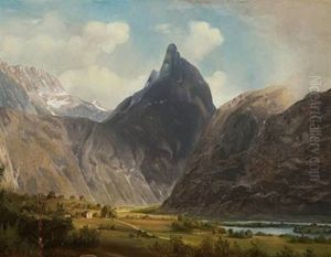 Romsdalshorn by Johan Fredrik Eckersberg