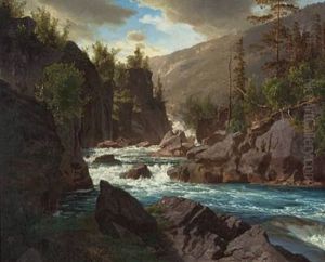 Storslatt, Norsk Natur by Johan Fredrik Eckersberg