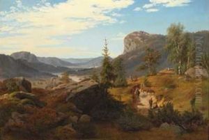 Norsk Fjellheim by Johan Fredrik Eckersberg