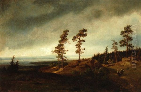 Landskap Med To Figurer - view 1