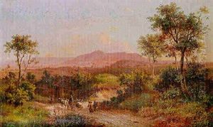 Paesaggio Animato Da Personnaggi