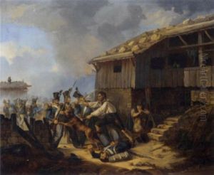 The Imprisonment Of Andreas Hofer by Henri-Ambros Eckert