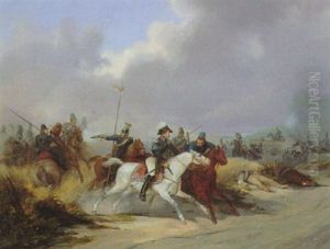 Szene Aus Den Befreiungskriegen by Henri-Ambros Eckert