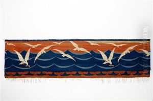 Tapisserie Mowenschwarm by Otto Eckmann