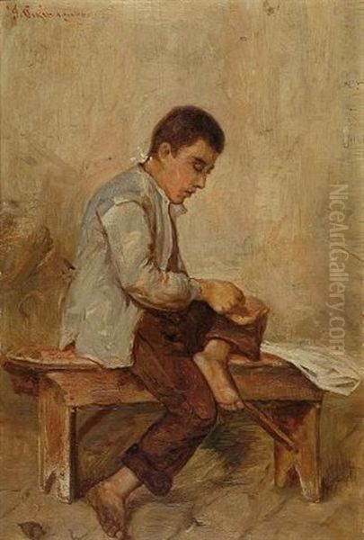 Counting The Coins (+ The Egg Seller, Smaller; 2 Works) - view 1