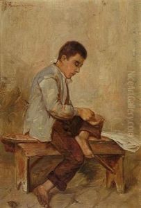 Counting The Coins (+ The Egg Seller, Smaller; 2 Works)