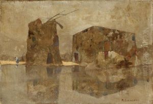 House And Mill by Mihalis Economou