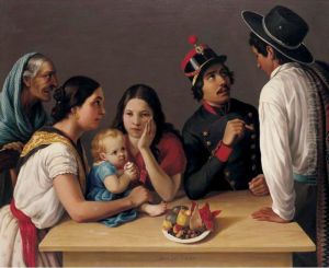 La Familia Mexicana (la Pensativa) by Jose Agustin Arrieta