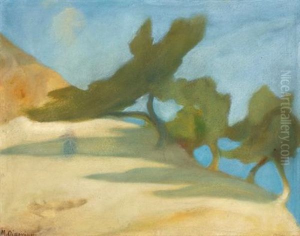 Trees In A Landscape - view 1