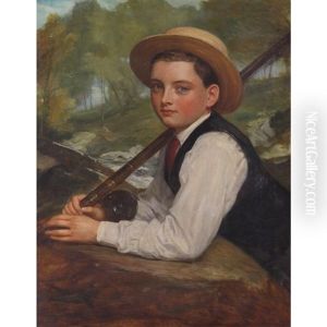 Boy With A Fishing Rod by Eden Upton Eddis