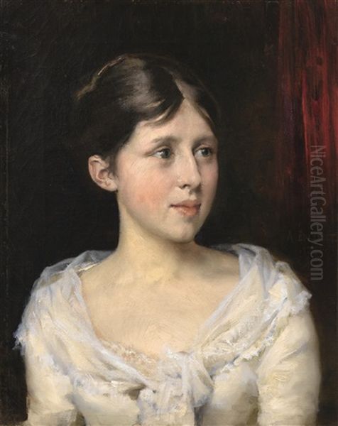 Girl In A White Dress - view 1