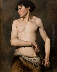 Male Model by Albert Edelfelt