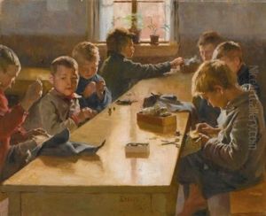 The Boys Workhouse, Helsinki by Albert Edelfelt