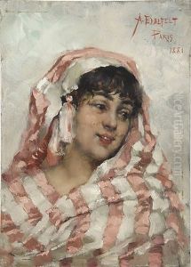 Smiling Model by Albert Edelfelt