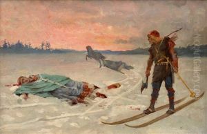 Death Of Bishop Henrik by Albert Edelfelt